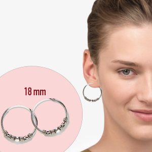 Aro grande Bali ZAKASHA 18mm